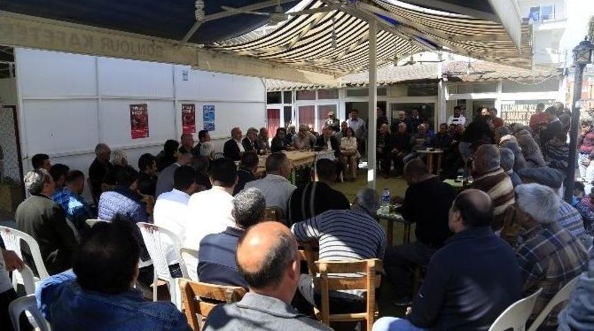 Başkan Tollu, Kızkalesi’nde Esnaf Ve Vatandaşla Buluştu