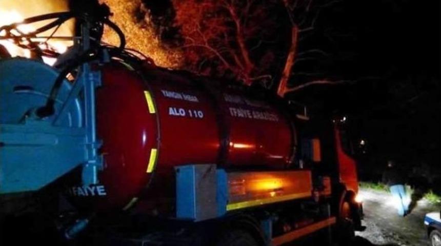 Ahşap Binada Yangın