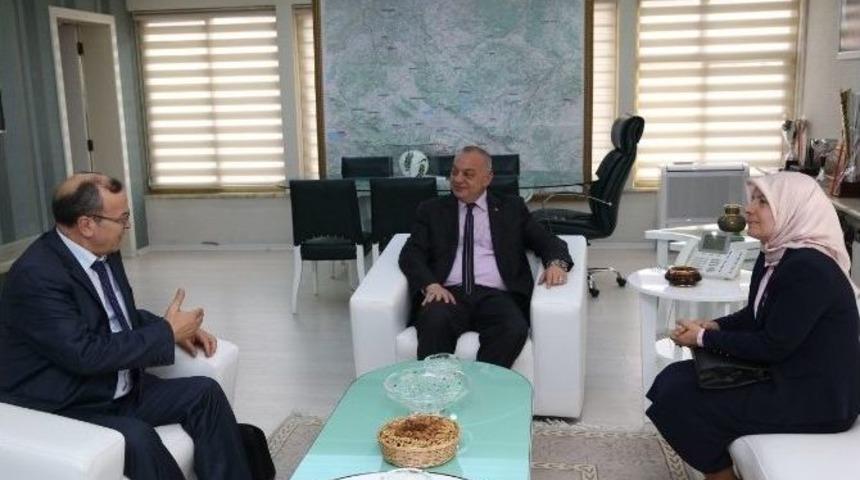 Sel&ccedil;uk Ve B&uuml;lb&uuml;l&rsquo;den Başkan Erg&uuml;n&rsquo;e Ziyaret