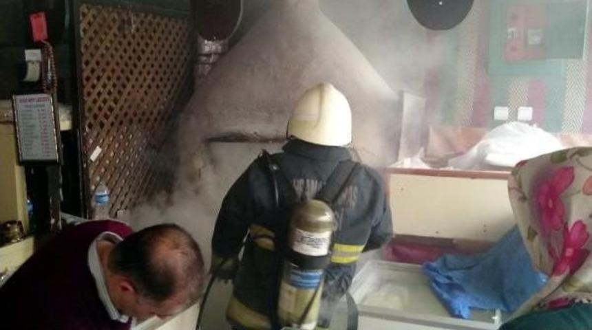 Kahramanmaraş'ta Kahvaltı Salonunda Yangın