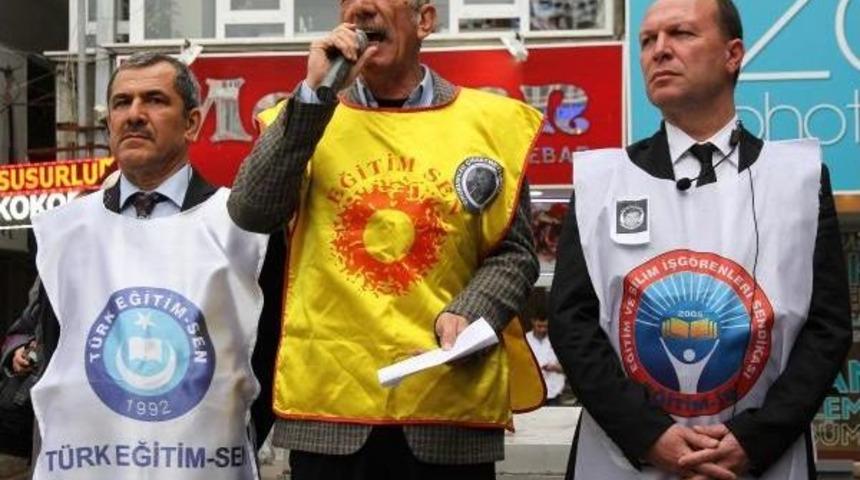 Sendikalardan 'halil &Ouml;ğretmen' I&ccedil;in Ortak Eylem