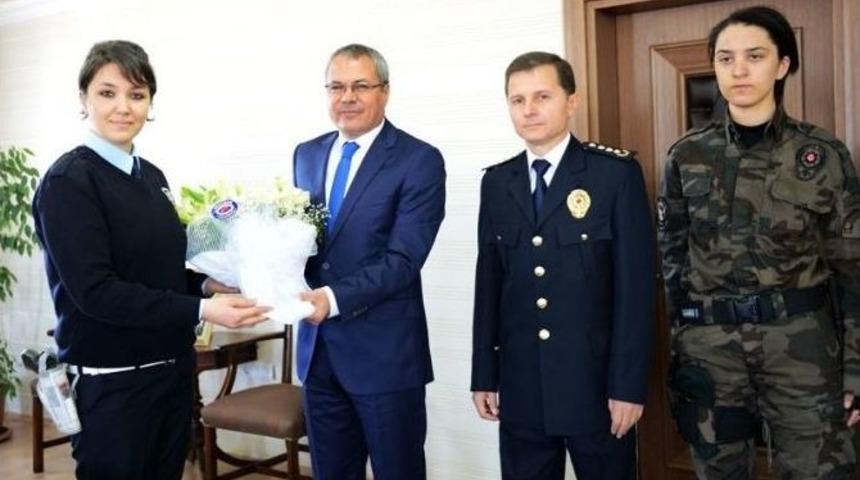 Vali Deniz, Emniyet Teşkilatını Kabul Etti