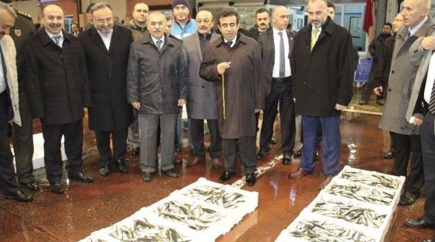 Kocaeli Valisi, Ereğli&rsquo;de Balık Mezatına Katıldı