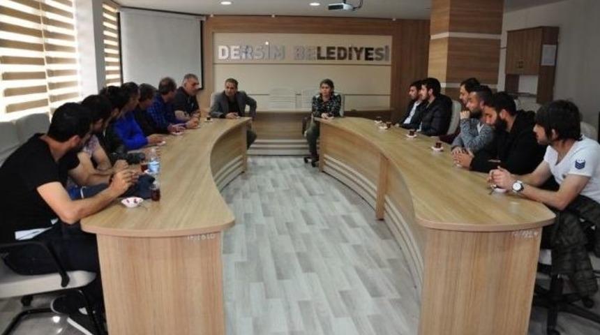 Dersimspor&rsquo;dan Eşbaşkanlara Ziyaret