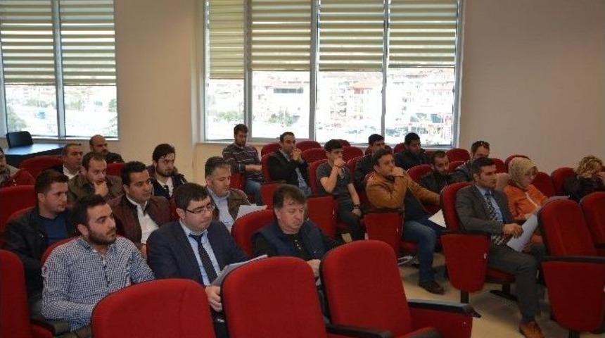 K&ouml;rfez Belediyesi Yapı Denetim Firmalarıyla Toplantı Yaptı