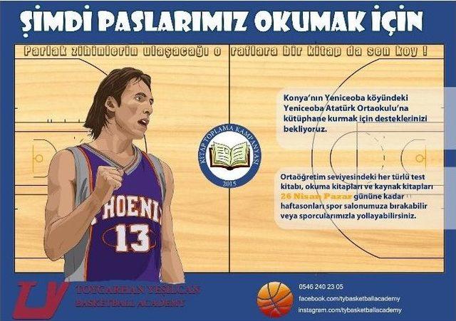 Eskişehir Basketbol Akademi Spor Kulübü Kitap Toplama Kampanyası Başlattı