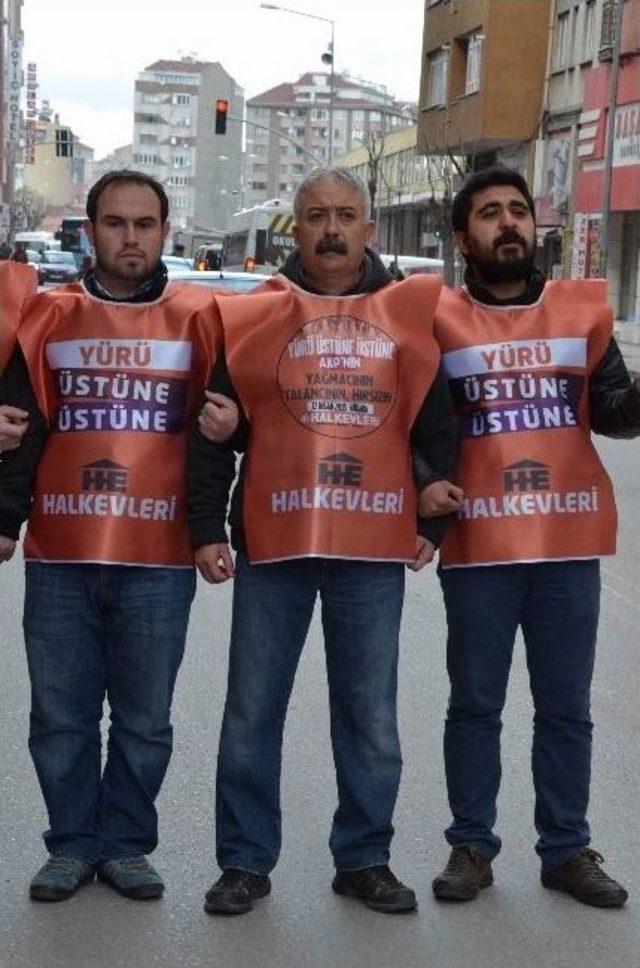 Eskişehir Halkevleri’nden Ak Parti Binasına 9 Kişilik Temsili Yürüyüş 1