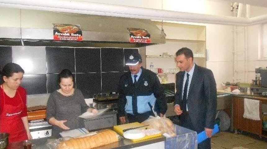 Okul Kantinleri Denetlendi