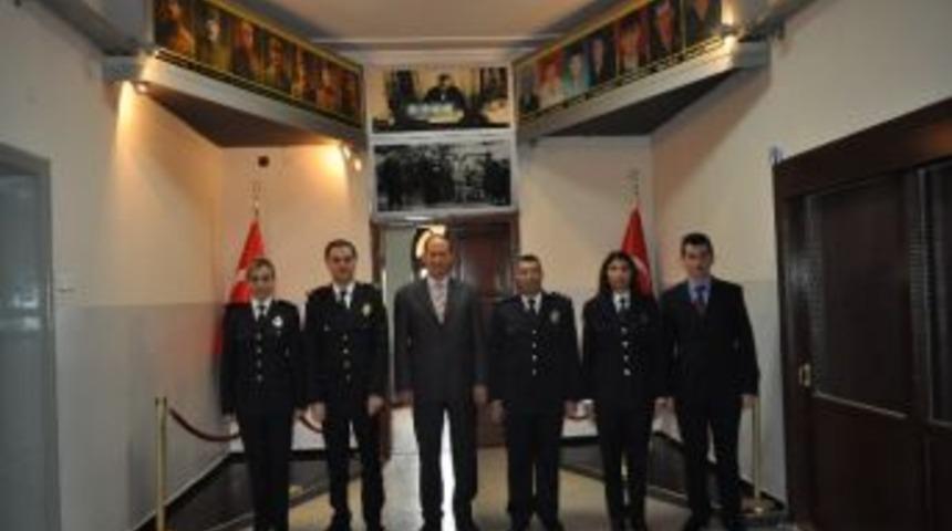 Demirci Emniyeti&rsquo;nden Kaymakam Kantay&rsquo;a Ziyaret