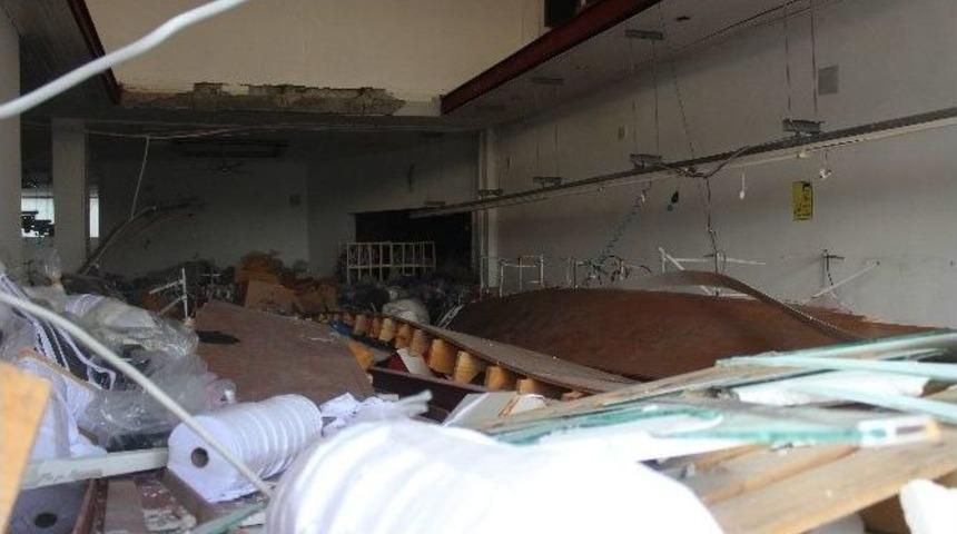 &Ccedil;arşamba&rsquo;da Tekstil At&ouml;lyesinde Asma Kat &Ccedil;&ouml;kt&uuml;