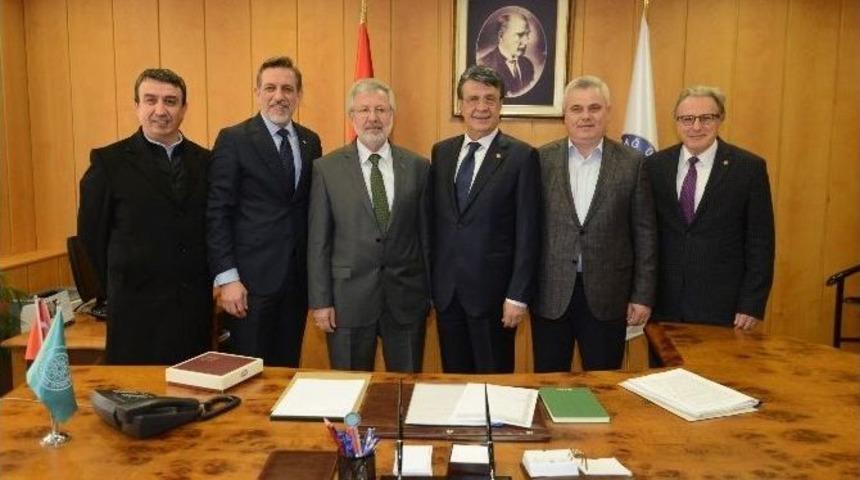 Btso&rsquo;dan Rekt&ouml;r Ulcay&rsquo;a &lsquo;hayırlı Olsun&rsquo; Ziyareti