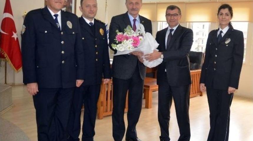 Didim İl&ccedil;e Emniyet M&uuml;d&uuml;rl&uuml;ğ&uuml;nden Protokole Ziyaret