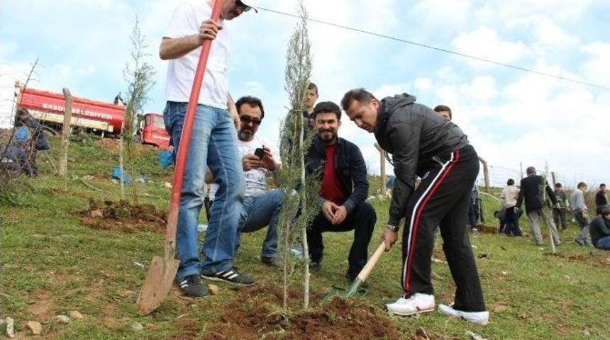 Sason&rsquo;da Fidan Dikim Etkinliği