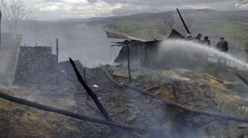 Tokat&rsquo;ta Ahır Yangını: 2 Hayvan Telef Oldu