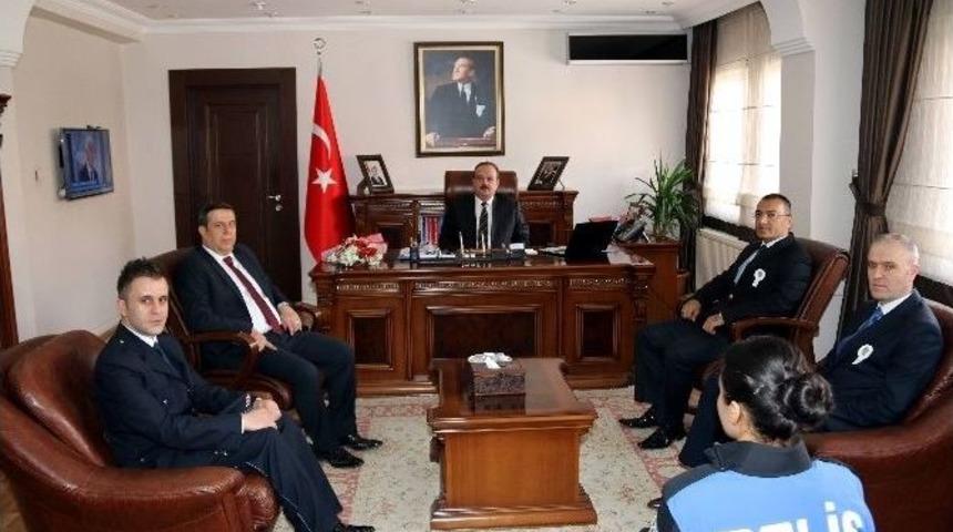 Emniyet Müdürü Holoğlu’ndan Vali Canbolat’a Ziyaret