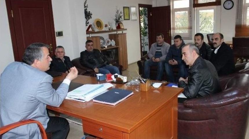 Başkan Karakulluk&ccedil;u Karaaptilileri Ağırladı