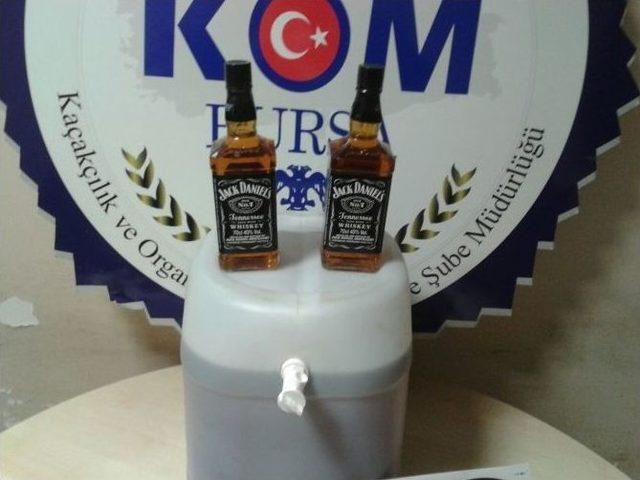 Bursa’da Sahte İçki Operasyonu