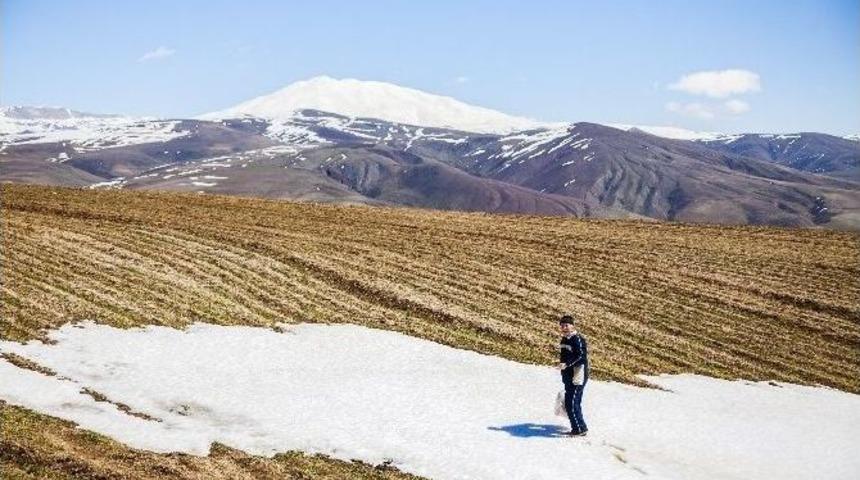 Nisan Ayında Kar Keyfi
