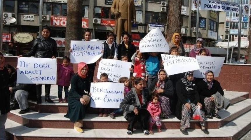 Balıkesir&rsquo;de &Ccedil;ocuk Gelinler Kocalarının Tutuklanmasını Protesto Etti
