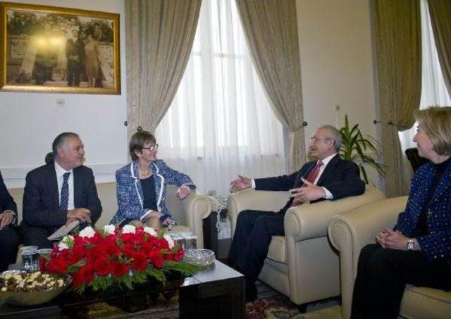 Kılı&ccedil;daroğlu, Akpm Başkanı Brasseur Ile G&ouml;r&uuml;şt&uuml; 3