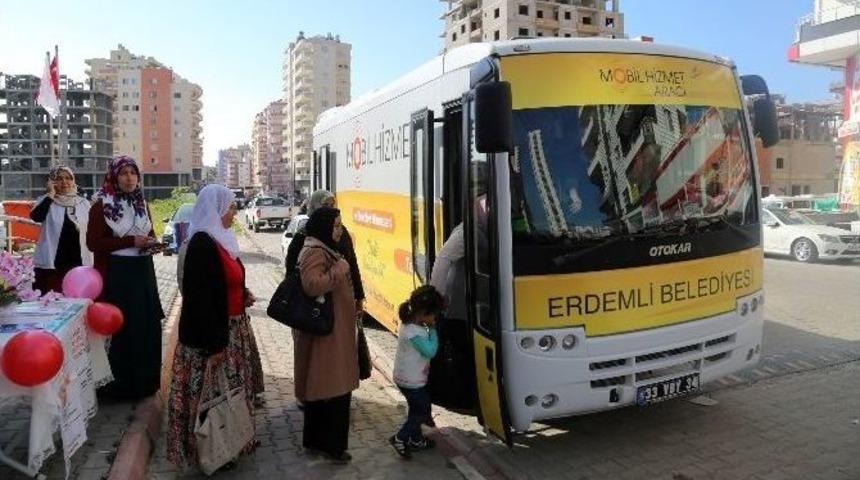 Erdemli Belediyesi&rsquo;nden &rsquo;mobil Hizmet Aracı&rsquo; Uygulaması