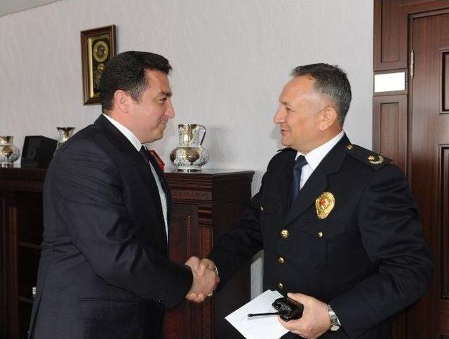 Bozüyük Emniyet Müdürlüğü’nden Başkan Bakıcı’ya Ziyaret 1