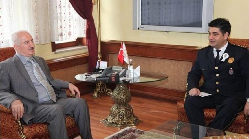 Polis Teşkilatından, Vali Alim Barut&rsquo;a Ziyaret