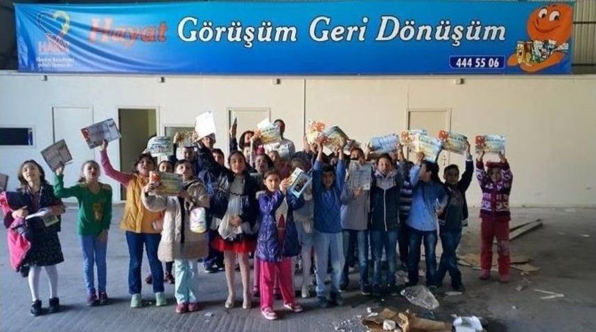 Minikler Geri D&ouml;n&uuml;ş&uuml;m Tesislerini Gezdi