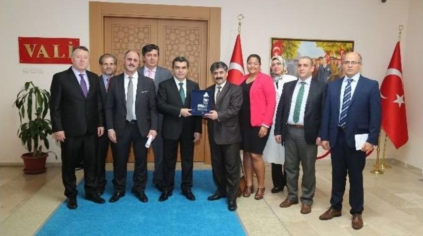 Avrupalı Kayserililer Birliği&rsquo;nden Vali D&uuml;zg&uuml;n&rsquo;e Ziyaret
