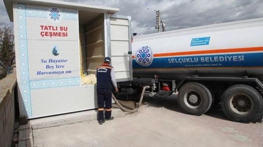 Sel&ccedil;uklu Belediyesi&rsquo;nden Tatlı Su Hizmeti