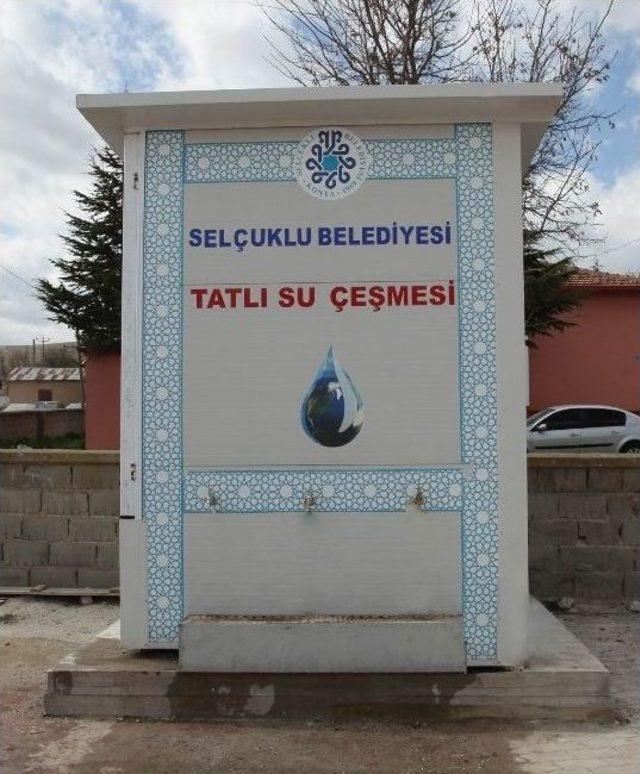 Selçuklu Belediyesi’nden Tatlı Su Hizmeti