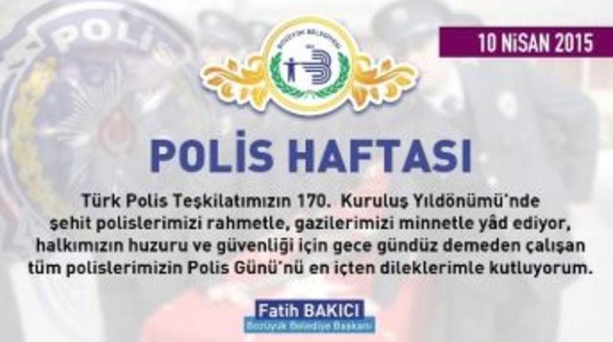Belediye Başkanı Fatih Bakıcı;