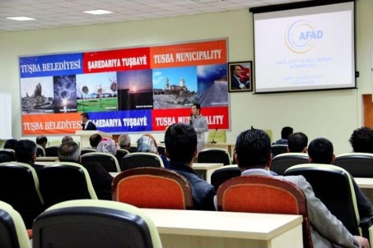 Afad&rsquo;dan Tuşba Belediyesi Personeline Eğitim
