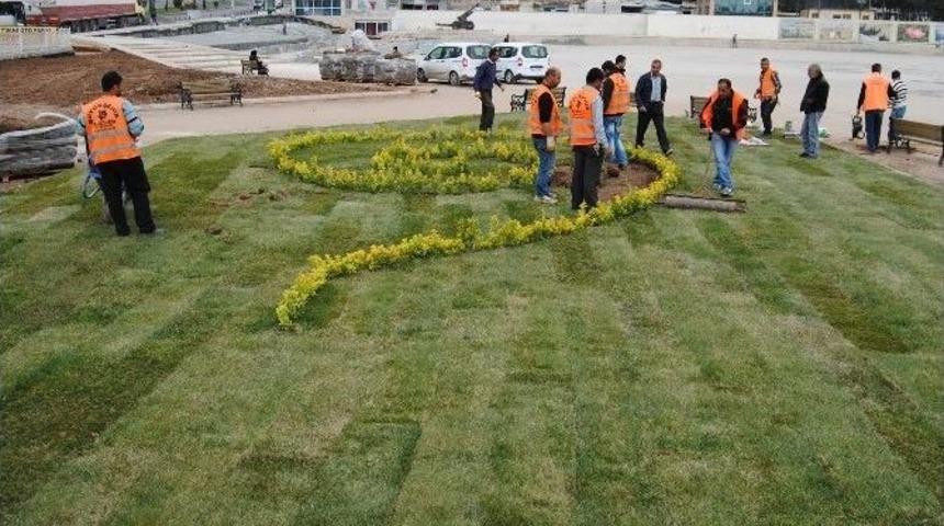 Rabia Meydanı Yeşile Kavuştu