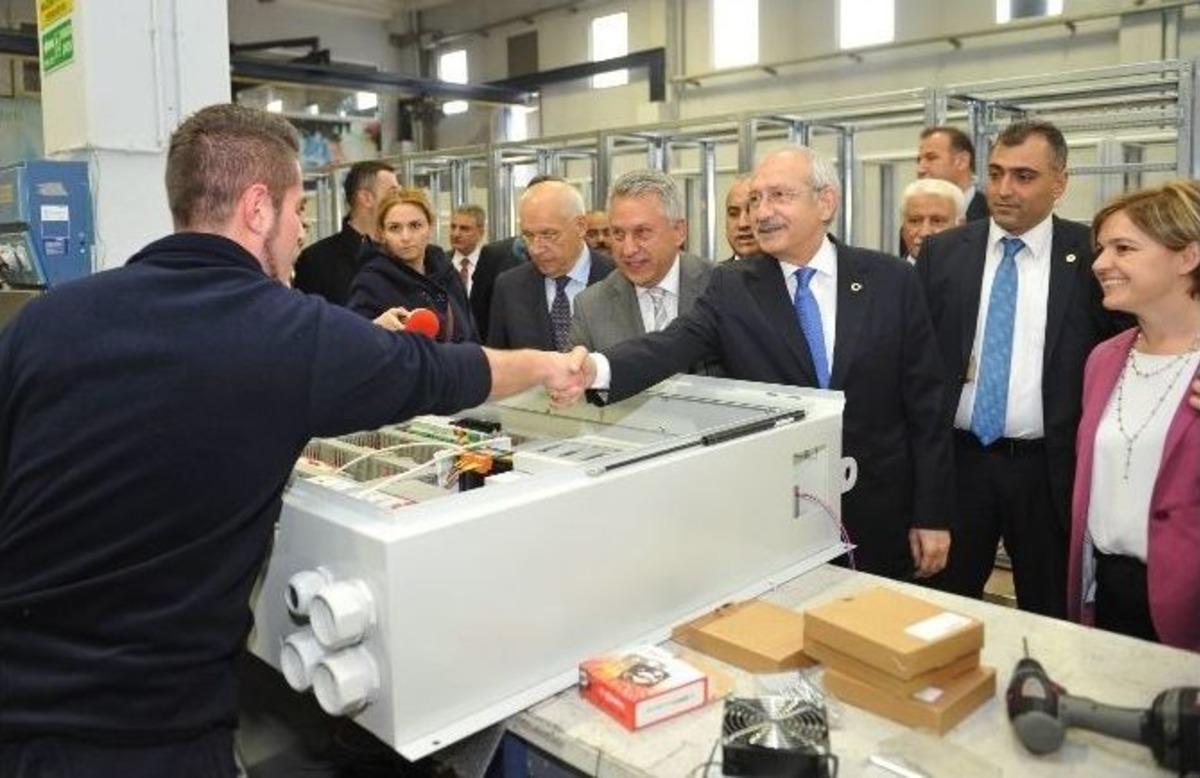 Kılı&ccedil;daroğlu Ostim&rsquo;deki Fabrikaları Ziyaret Etti