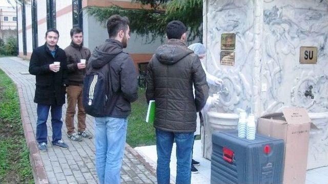 Çorba Çeşmesi, Üniversiteli Öğrencileri Mutlu Etti