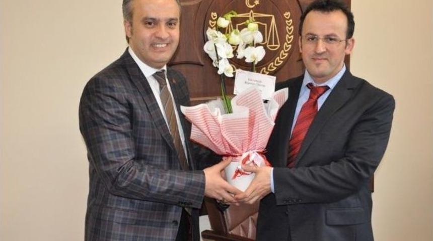 Aktaş&rsquo;tan H&acirc;kim Ve Savcılara Hayırlı Olsun Ziyareti