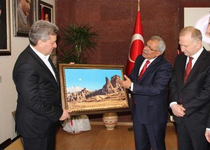 Makedonya Cumhurbaşkanı Nevşehir’de G4