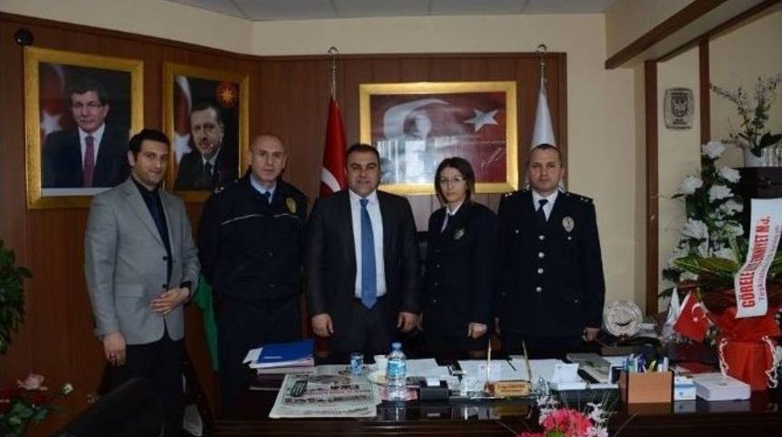 G&ouml;rele Emniyet M&uuml;d&uuml;r&uuml; Şahin&rsquo;den Başkan Erener&rsquo;e Ziyaret