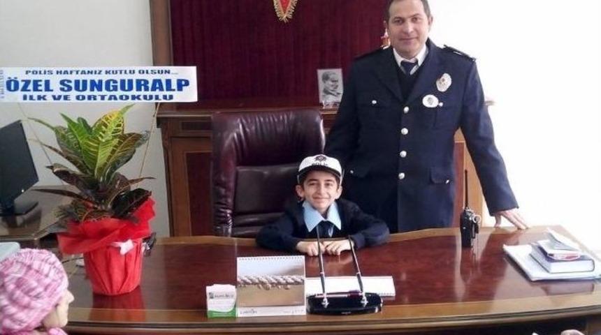 Minik &Ouml;ğrencilerden Emniyet M&uuml;d&uuml;rl&uuml;ğ&uuml;&rsquo;ne Ziyaret
