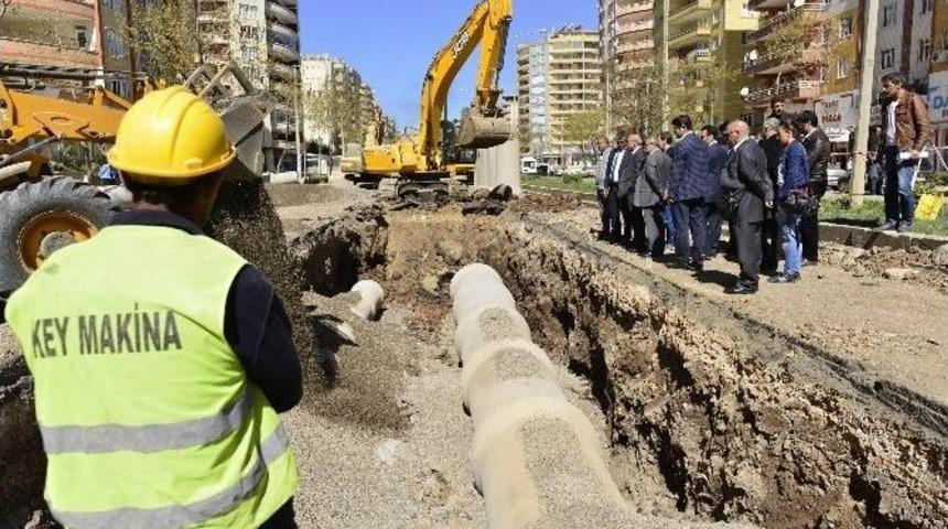 Eşbaşkan Anlı, Yağmursuyu Şebeke &Ccedil;alışmalarını Denetledi