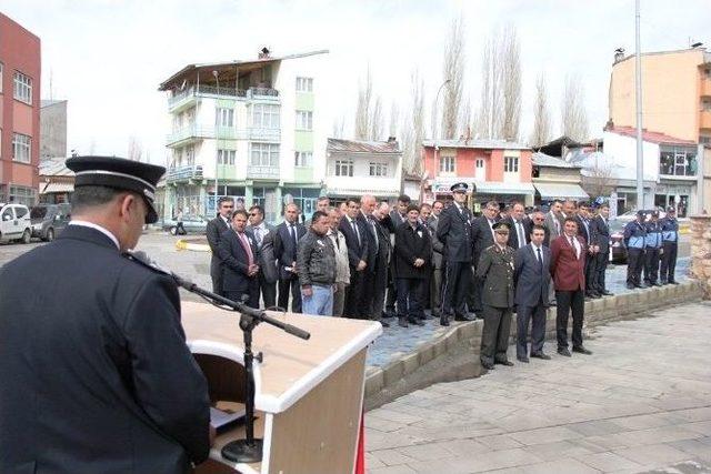 Narman Emniyeti 10 Nisan Polis Gününü Törenle Kutladı