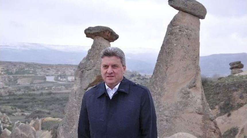 Makedonya Cumhurbaşkanı İvanov, Peribacalarını Gezdi