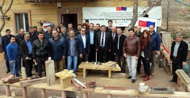 Ab Destekli  Taş Iş&ccedil;iliği  Projenin Eğitimleri Başladı 2