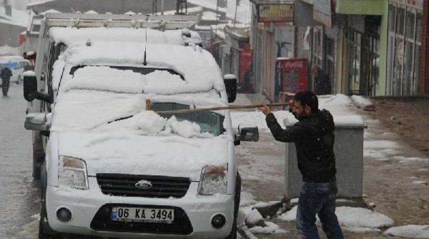 Başkale'de Kar Yağışı