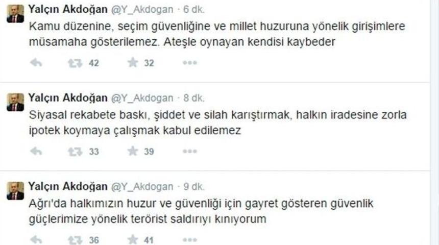 Yal&ccedil;ın Akdoğan Sert &Ccedil;ıktı: &ldquo;ateşle Oynayan Kendisi Kaybeder&rdquo;