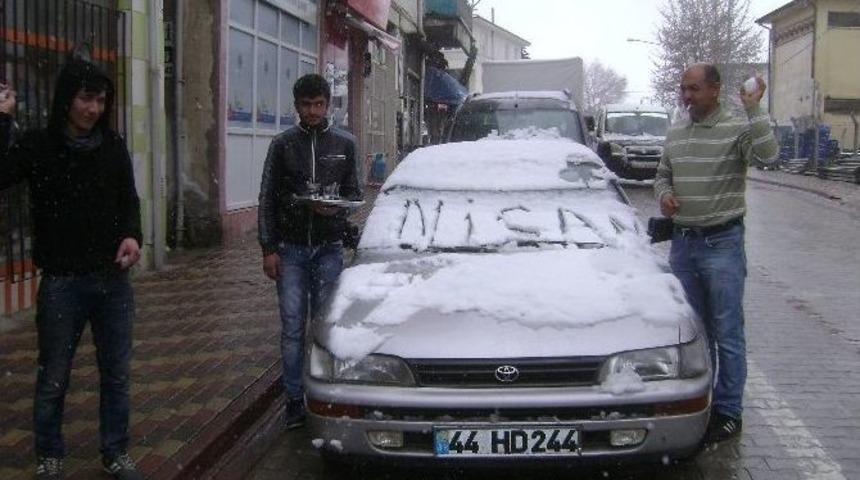 Malatya&rsquo;da Nisan Karı