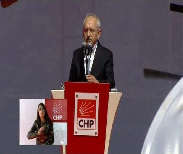 Kılıçdaroğlu: Bu Alkış Türkiye yi Yaşanmaz Bir Ülke Haline Getirenlere Meydan Okumadır (1) 1