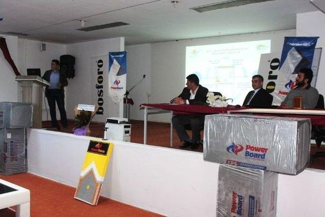 İnşaat Sezonu A&ccedil;ılmasıyla Mantolama Uygulayıcılarına Seminer Verildi 3