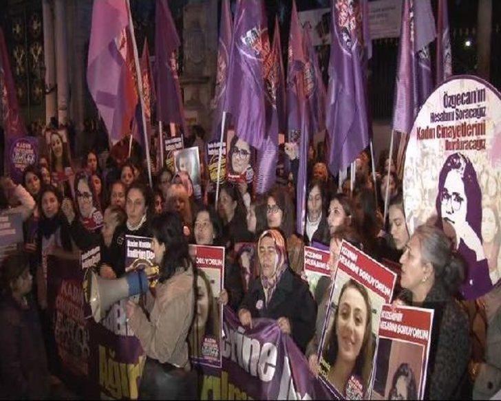 Beyoğlu'nda Kadın Cinayetlerini Protesto Yürüyüşü
